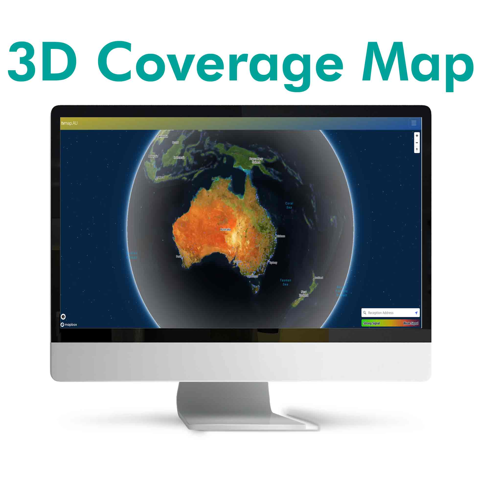 Television Reception Map of Australia - tvmap.au